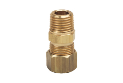 3/8" Brass Compression Reducing Adapter, Lead-Free, OD x Male