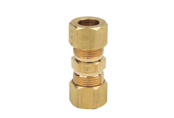 3/8" Brass Compression Union, Lead-Free