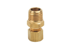 1/4" Brass Compression Reducing Adapter, Lead-Free, OD x Male
