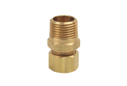 1/2" Brass Compression Reducing Adapter, Lead-Free, OD x Male