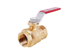 1/4, Brass Ball Valve, Full Port, Lead-Free, Iron Pipe x Iron Pipe