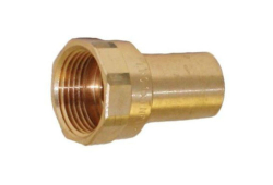 3/4" Copper Reducing Adapter, Lead-Free, Fitting x Female