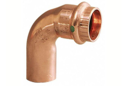 1-1/4" Copper 45 Degree Street Elbow, Lead-Free, Fitting x Copper