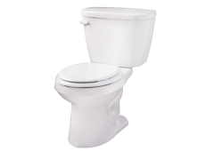 Gerber WS-21-502, Two-Piece 12" Rough-In Toilet, Left-Hand Trip Lever, White, Round Front, 1.28 gpf, Viper Series