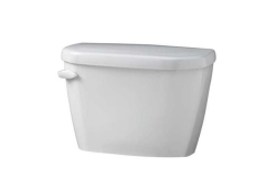 Gerber MX-28-990, Toilet Tank, Left-Hand Trip Lever, Metal Lever, White Tank, 1.6 gpf, Maxwell Series