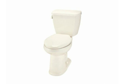 Gerber WS-21-818-09, ErgoHeight Two-Piece 12" Rough-In Toilet, Left-Hand Trip Lever, Biscuit, Elongated, 1.28 gpf, Avalanche Series