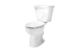 Gerber WS-21-500, Two-Piece 10" Rough-In Toilet, Left-Hand Trip Lever, White, Round Front, 1.28 gpf, Viper Series