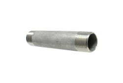 1-1/4"x 3" Pipe Nipple, Stainless Steel
