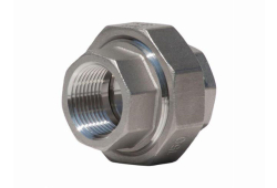 3/4" Stainless Steel Union, Type 304, Schedule 40, Threaded