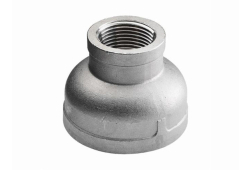 3/4" x 1/2" Stainless Steel Reducing Coupling, Type 304, Schedule 40, Threaded