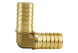 3/4" Brass 90 Degree Insert Elbow, Lead-Free