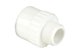 1" x 3/4" Pressure PVC Reducing Adapter, Schedule 40, Slip x Male