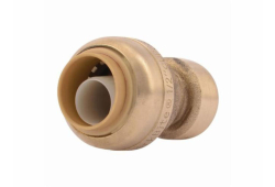 1/4" x 1/2" (3/8"OD) Sharkbite Push Fitting Reducing Coupling, Lead-Free