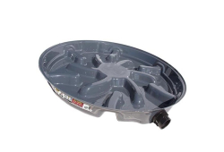 23" ToughPan Dry Lift Series Water Heater Pan, With PVC Adapter