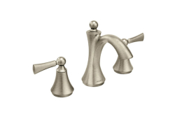 Two-Handle High Arc Bathroom Faucet, Brushed Nickel, Wynford Collection