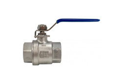 1" Stainless Steel Ball Valve, 1000 WOG Rating, Threaded