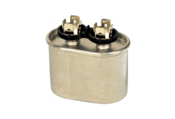 Single Run Capacitor, Oval, 7.5/440 uF