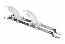 Twisted Strong Arm Bracket, 2 Plastic Pex Bends