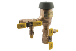 1" Backflow Preventer With Standard Ball Valve, Bronze Body, Pressure Vacuum Breaker