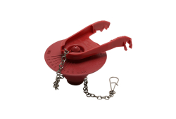 2" Universal Toilet Flapper, Rubber, Adjustable