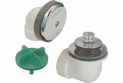 Bath Waste Half Kit, Lift-Turn Bath Stopper , Schedule 40 PVC