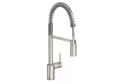 One-Handle Pre-Rinse Spring Pulldown Kitchen Faucet, Stainless, Align Series