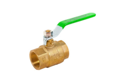 1/2" Brass Ball Valve Full Port, Lead-Free, Copper x Copper