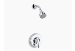 Kohler KPS15611-4-CP, Single-Handle Shower Valve Trim Set, Chrome, 2.5 gpm, Coralais Collection