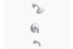 Kohler KTS45104-4-CP, Single-Handle Bath and Shower Faucet Trim, Chrome, 2.5 gpm, Alteo Collection