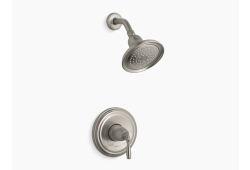 Kohler KTS396-4-BN, Single-Handle Shower Valve Trim Set, Brushed Nickel, 2.5 gpm, Devonshire Collection