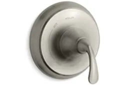 Shower Faucet, Single Handle, lever handle, Brushed Nickel Trim
