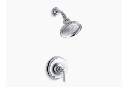 Kohler KTS10583-4-CP, Single-Handle Shower Valve Trim Set, Chrome, 2.5 gpm, Bancroft Collection