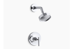 Kohler KTS14422-4-CP, Single-Handle Shower Valve Trim Set, Chrome, 2.5 gpm, Purist Collection