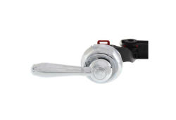 Strongarm Toilet Tank Lever, Front Angled, Left and Right Mount Toilets, Chrome Polished