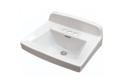 Gerber 12-654, Bathroom Sink, Wall-Hung, 4" Center, White, Monticello Collection