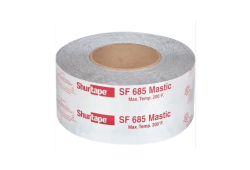 3" x 100' Foil Tape, Pressure Sensitive