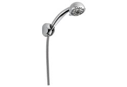 Delta 55436-PK, Premium Fixed Wall Mount Hand Shower, 5-Setting, Chrome, Universal Collection