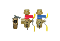 1" Brass Tankless Water Heater Service Valve Kit