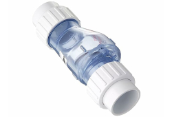1.5" PVC Union Check Valve, Solvent Weld