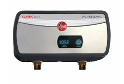 Indoor Point-of-Use Tankless Water Heater, Residential, Electric