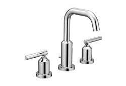 Two-Handle Widespread High Arc Chrome Bathroom Faucet