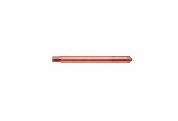 1/2" x 12 ".Copper Bullet, Spun Stub Out, PEX Crimp x Bracketed Spin