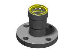 1" Carbon Steel Gas Press Flange Adapter, 477 1G