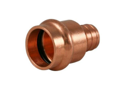 1" x 1" PEX Copper Reducing Adapter, PEX x Press
