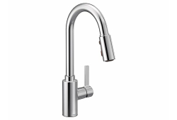 One-Handle High Arc Pulldown Kitchen Faucet Featuring Reflex