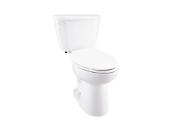 17" Rough-In Two-Piece Elongated ErgoHeight Toilet, White,1.6 GPF