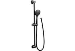 Eco-Performance Hand Shower, Slide Bar, Hose, Matte Black