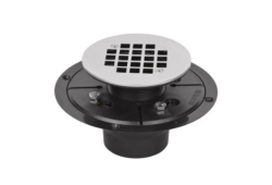 2" x 3" Tile Shower Drain with Clamp Ring and Test Plug