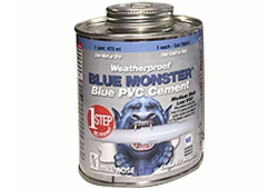 16 oz. Blue Monster 1 Pint 1-Step PVC Cement (Blue)