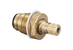 Central Brass K-454-H, 1/4 Turn Hot Stem and Seat Assembly Cartridge, Brass